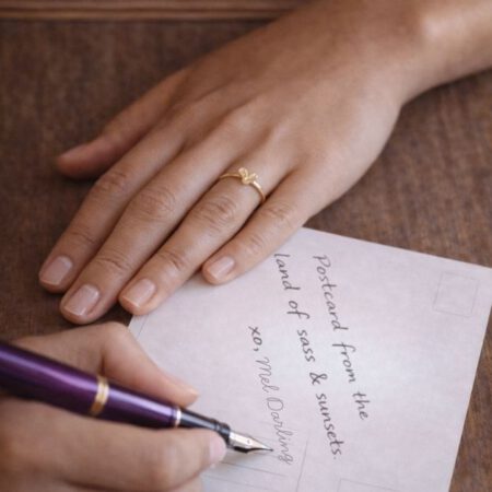 Alternative view of Mel Darling Ring